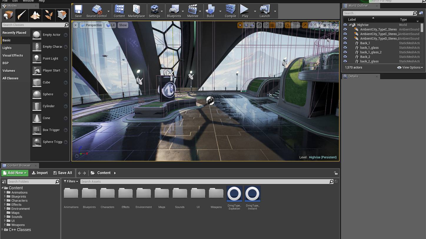 unreal engine interface