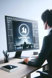 Unreal Engine Specialist working on architectural visualization at CG VIZ STUDIO.