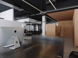 3D Office Space Rendering
