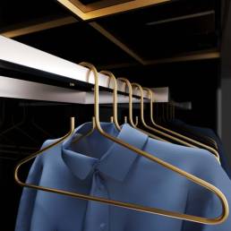 closet 3d product visualization shirt hanger