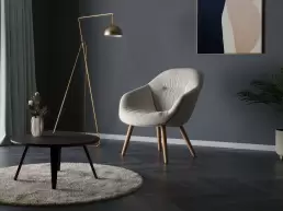 Beige Chair Design by CG Viz Studio
