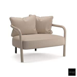 B&B Italia Pochette Armchair (3D Model)
