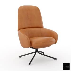 Calligaris Comfy Lounge Chair (3D Model)