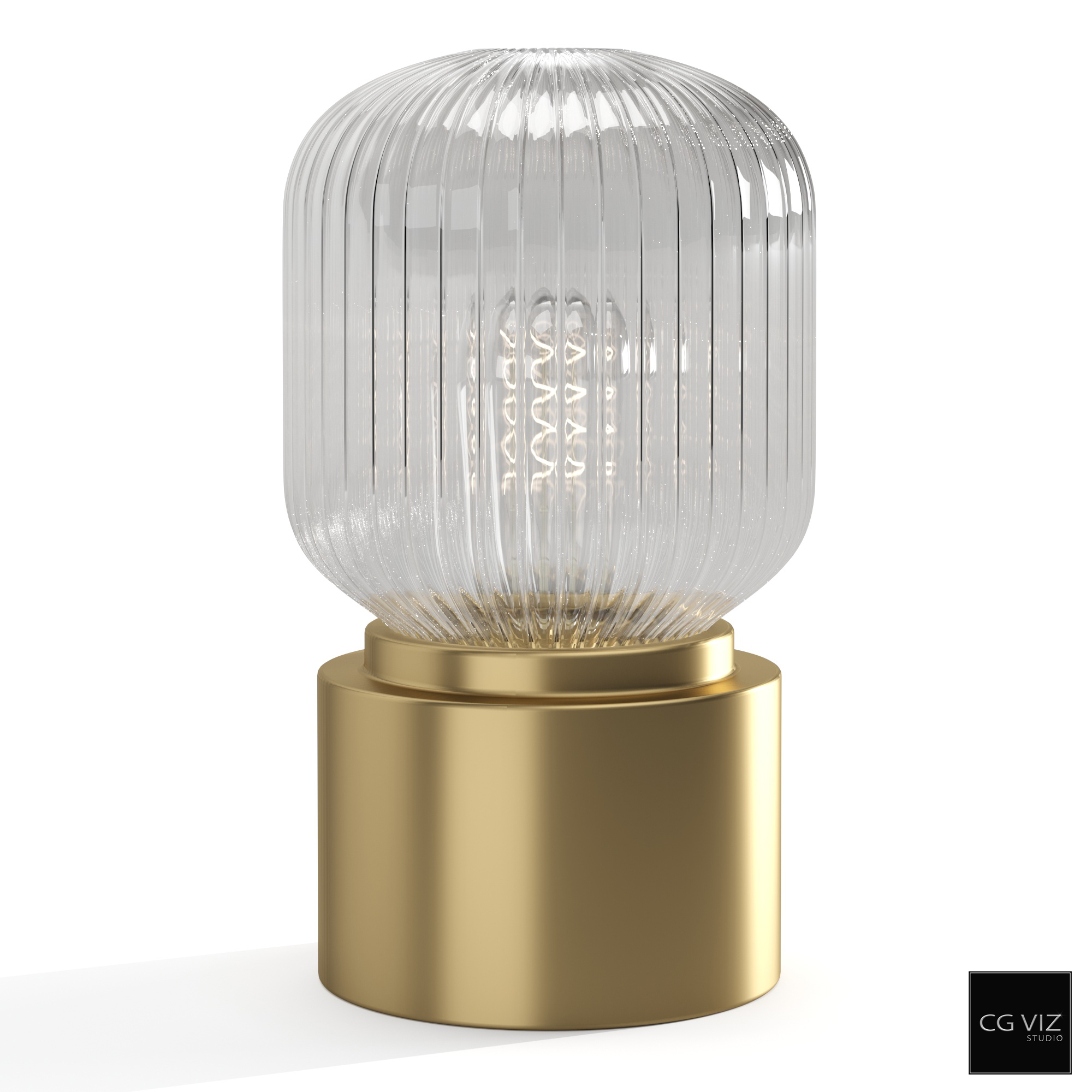 Rendered Preview of Ikea Solklint Table lamp 3D Model