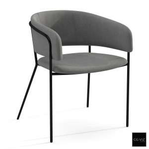 Rendered Preview of Innoshop La Forma Konnie Chair 3D Model