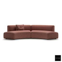 Rendered Preview of MDF Italia Cosy Curve Sofa 3D Model by CG Viz Studio