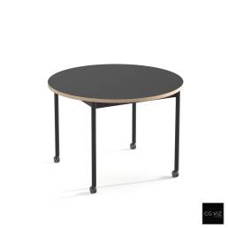 muuto base round table with castors