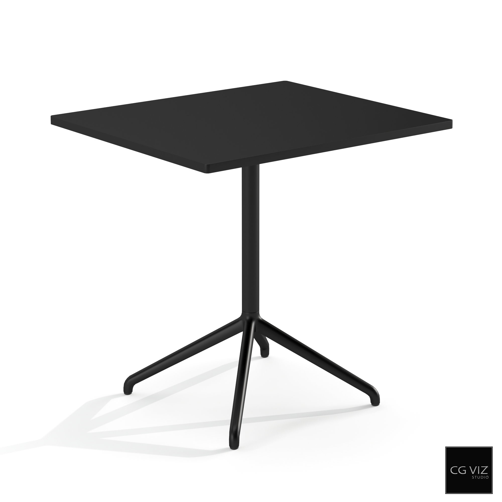 Rendered Preview of Muuto Still Cafe Table 3D Model