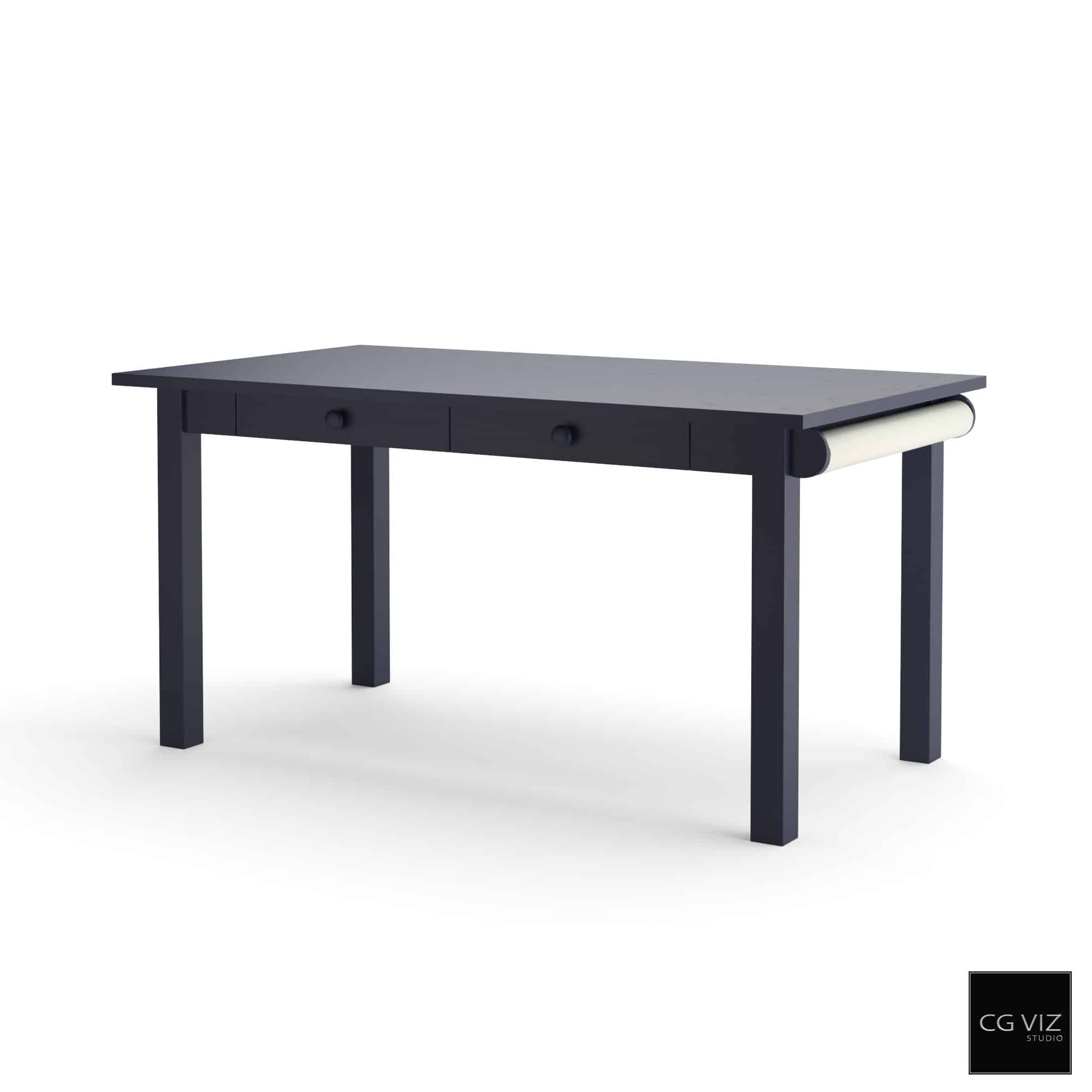 Rendered Preview of PBK Carolina Craft Play Table 3D Model