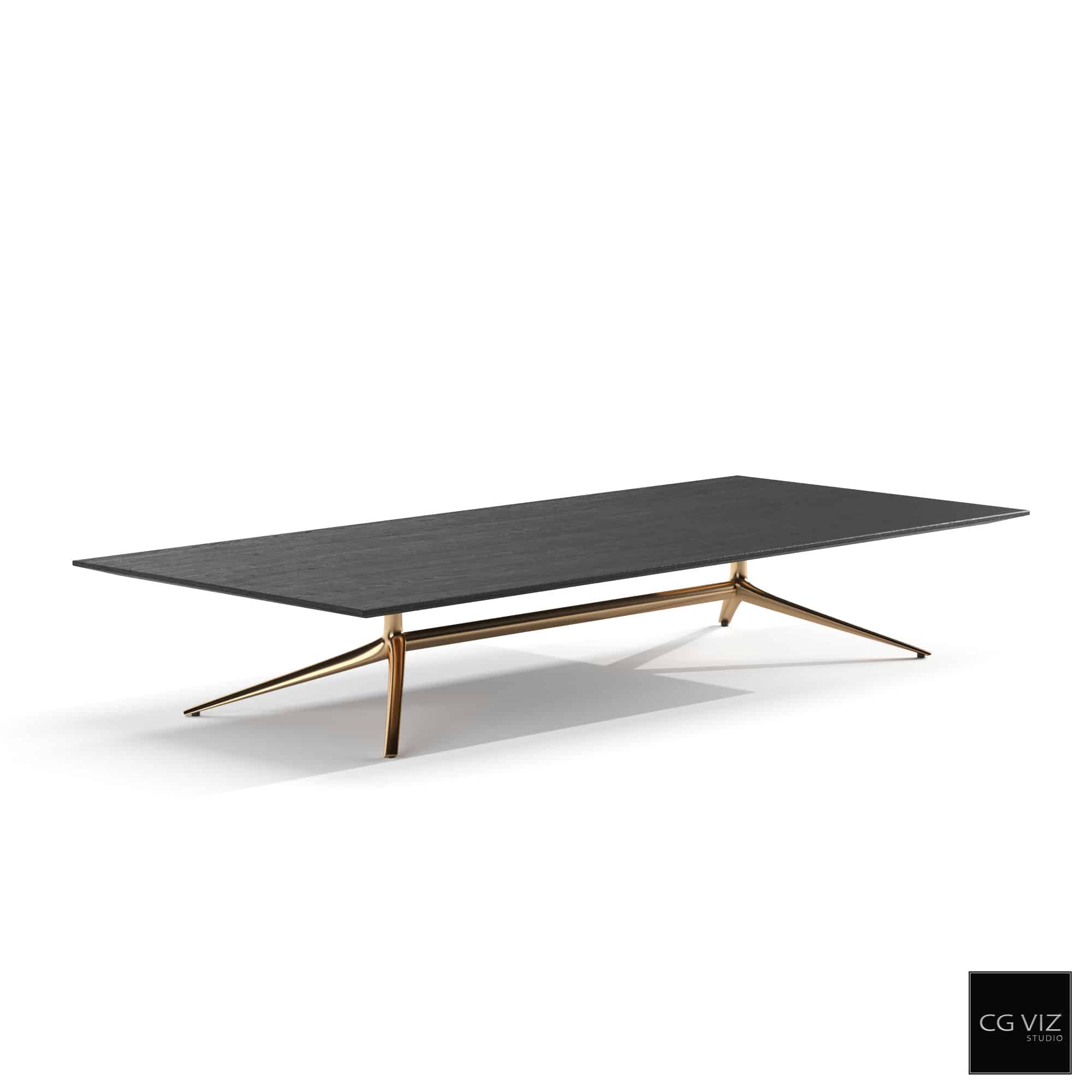 Rendered Preview of Poliform Mondrain Coffee Table Square 3D Model
