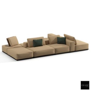 Poliform Westside Sofa 3d Model