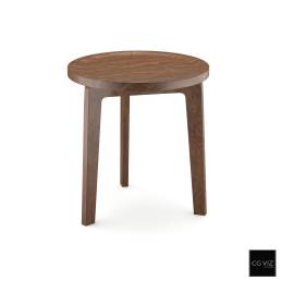 3D Render Preview of Side Table Wood Base CGVAM_008 Model by CG Viz Studio