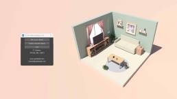A 3ds Max scene with various objects and the CG Viz Object Replacer script UI, demonstrating the process of replacing placeholders with final models.