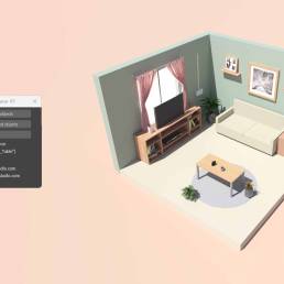 A 3ds Max scene with various objects and the CG Viz Object Replacer script UI, demonstrating the process of replacing placeholders with final models.